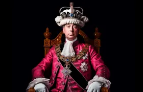 King George III portrait illustration