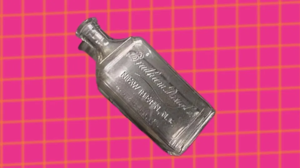 Antique embossed Bradham Drug Co bottle from New Bern, North Carolina