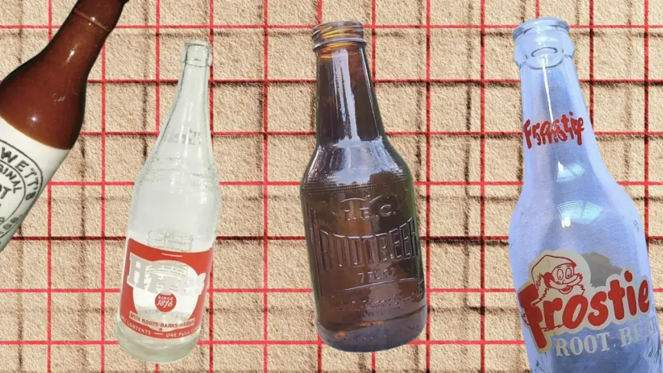 Vintage Swett's, Hires, IBC and Frostie root beer bottles