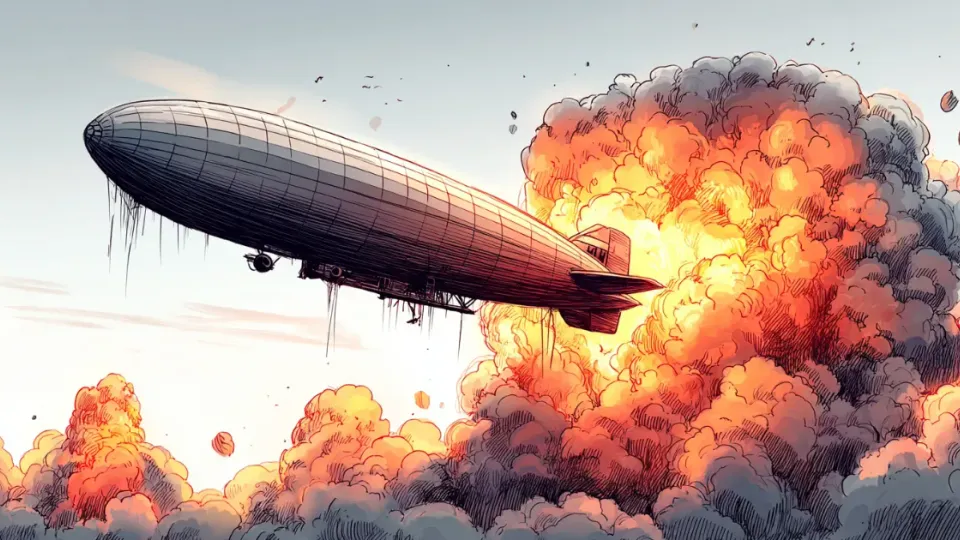 The Luxury Airship that Became a Fireball In Less Than a Minute