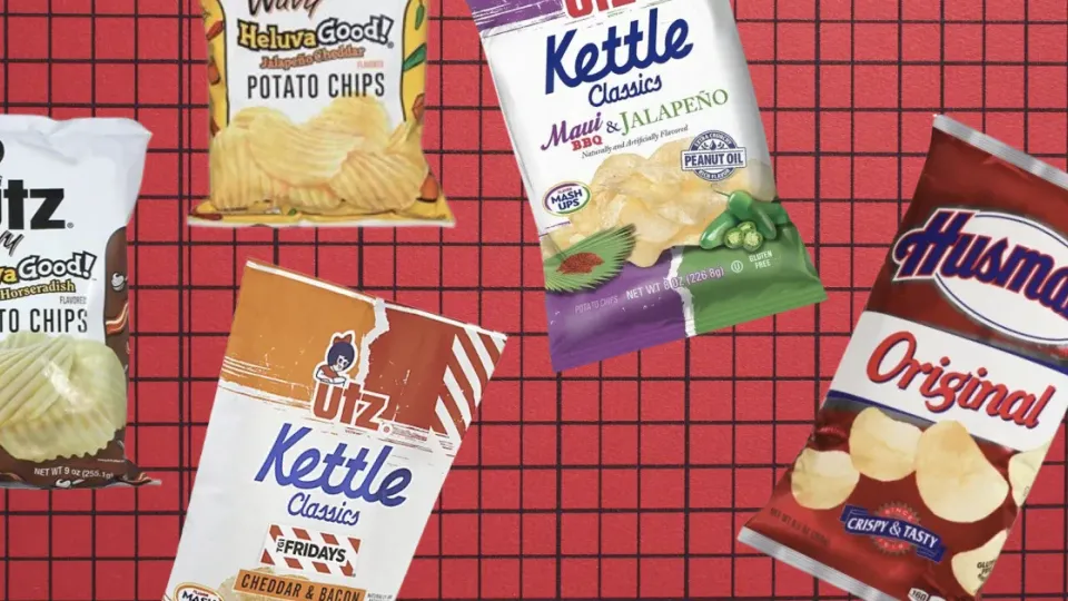 Discontinued Utz chip bags including Heluva Good, Kettle Classics and Husman's